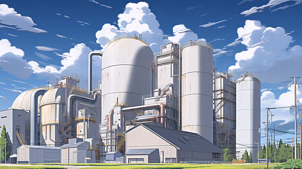 化学工場のイメージ